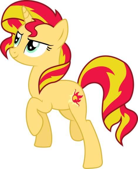 Disegno di Sunset Shimmer My Little Pony da colorare