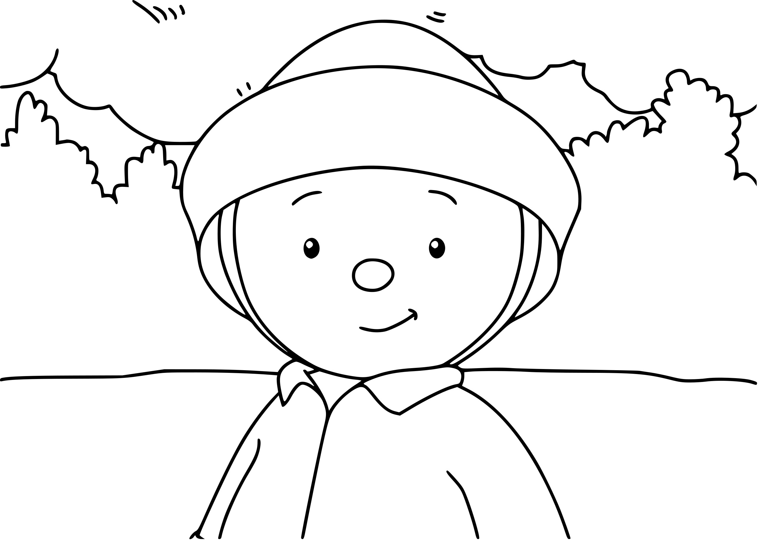 Tchoupi Free coloring page