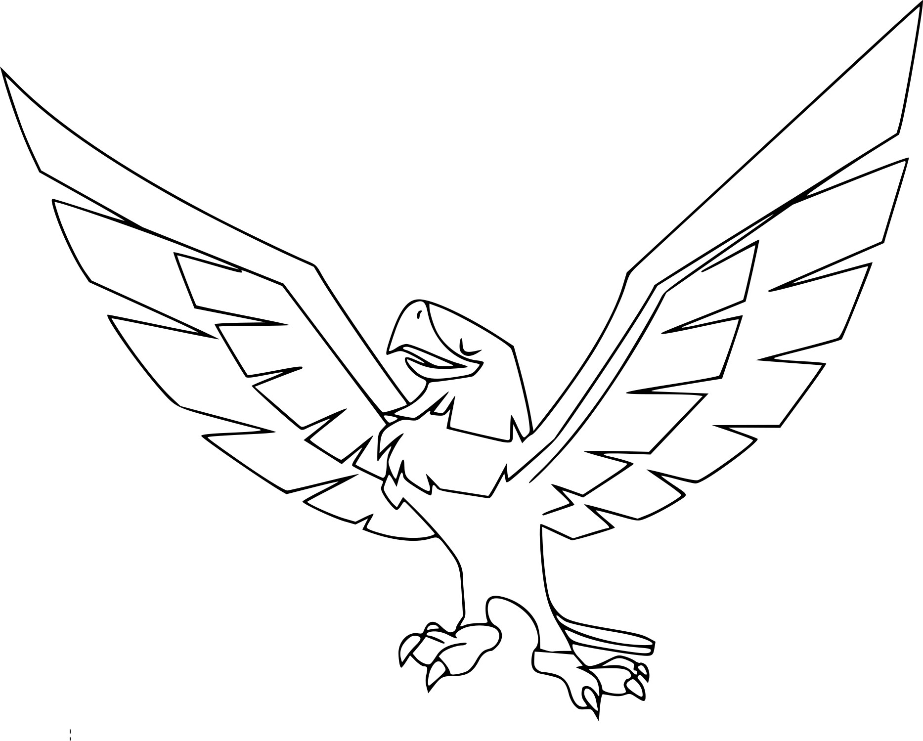 Eagle Animal Jam coloring page