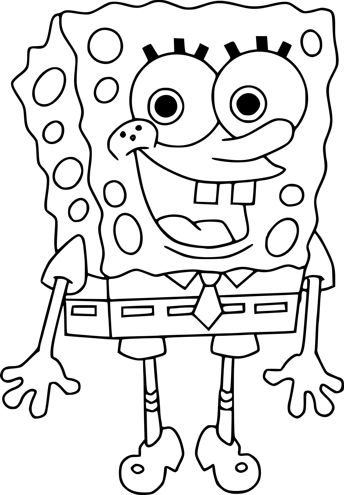 Disegno di Spongebob Squarepants da colorare