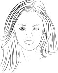 Candice Swanepoel coloring page