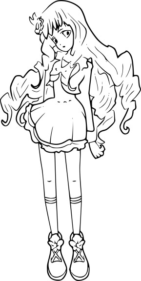 Coloriage Lilie Shirogane