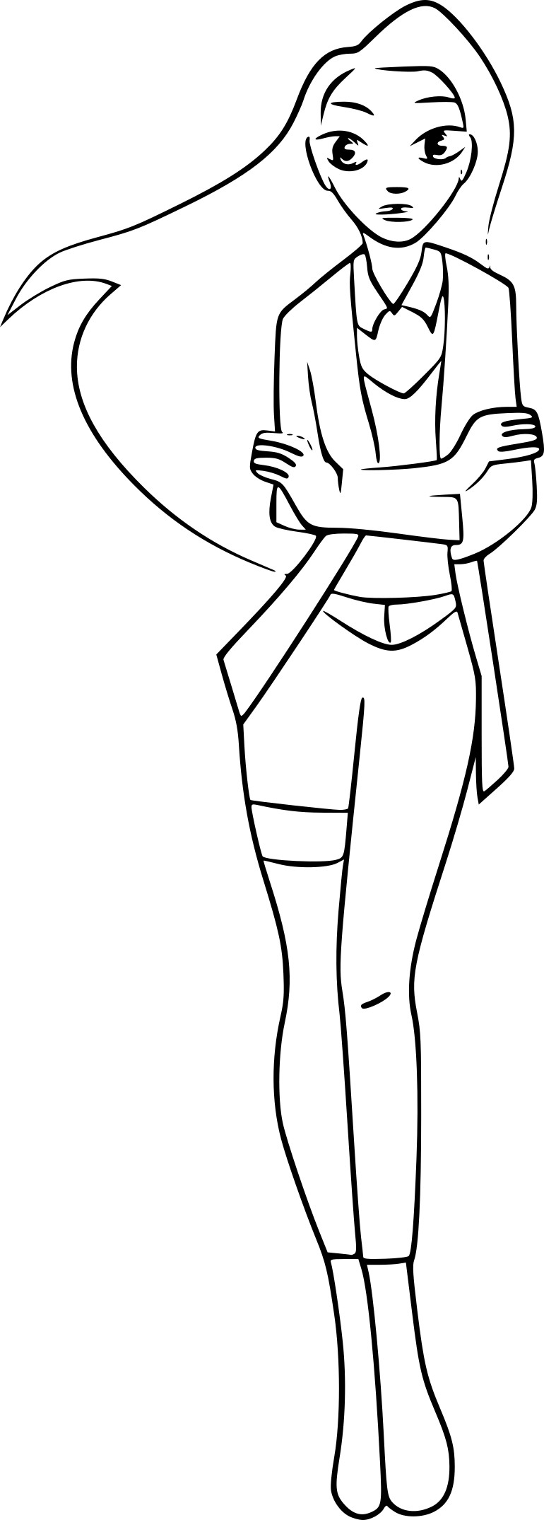 Miss Martian coloring page