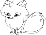 Arctic Fox coloring page