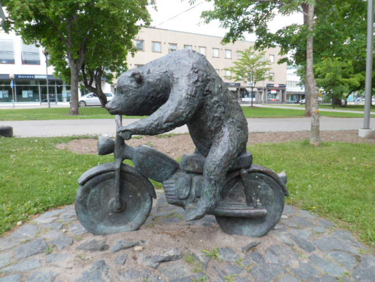 Bear On A Motorcycle