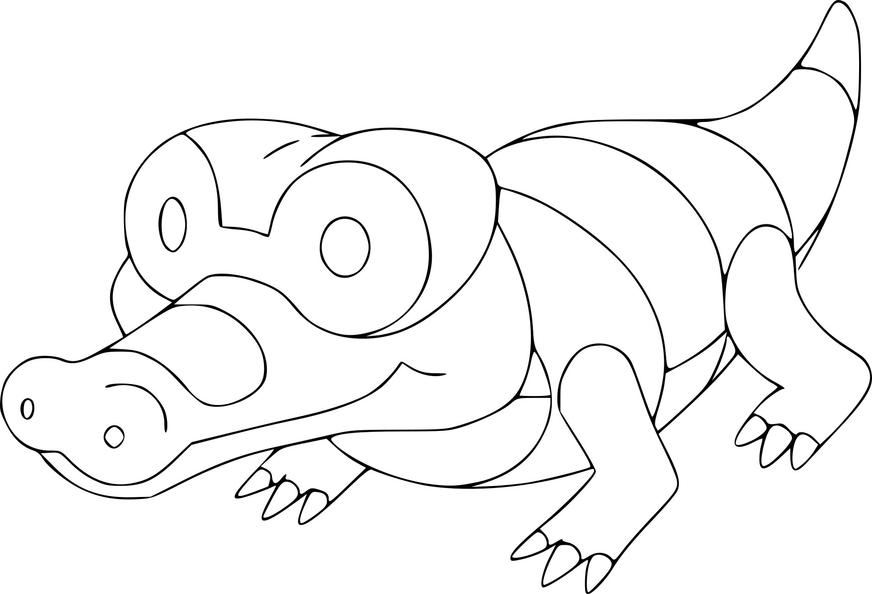 Sandile Pokemon coloring page