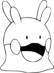 Pokemon Goomy coloring page