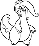 Disegno di Pokemon Goodra da colorare