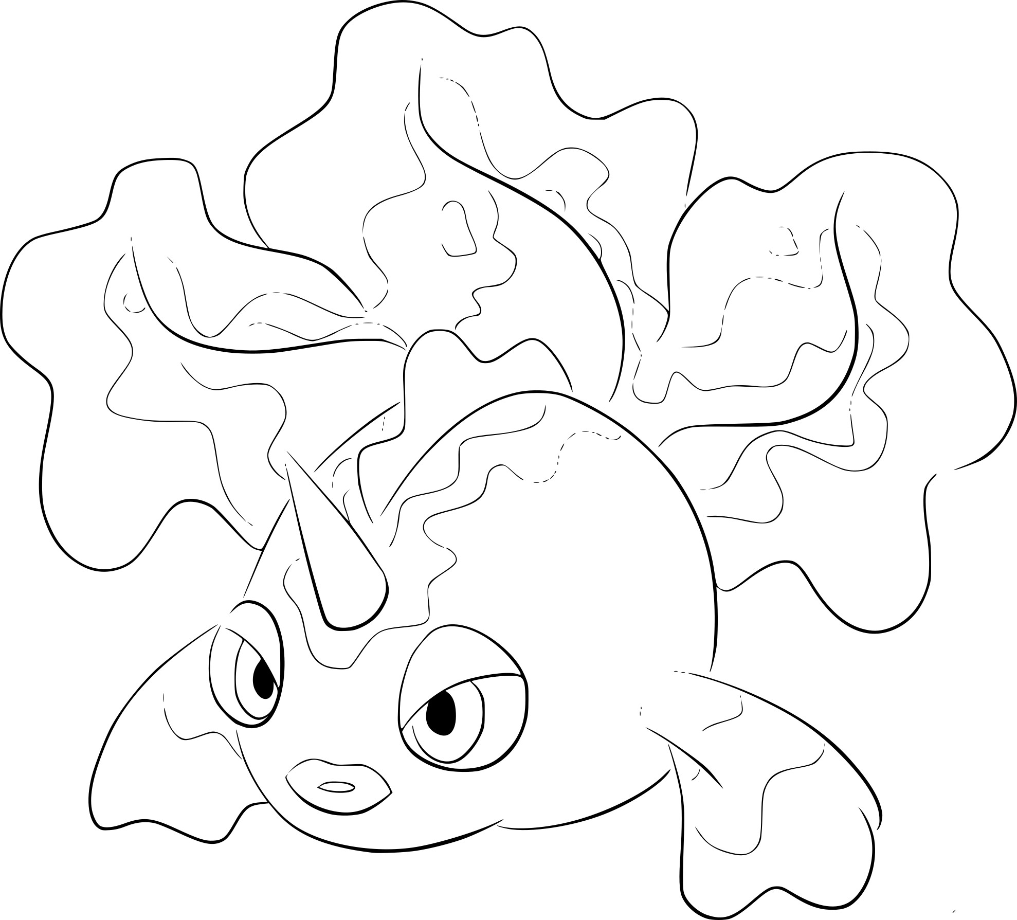 Disegno di Pokemon Goldeen da colorare