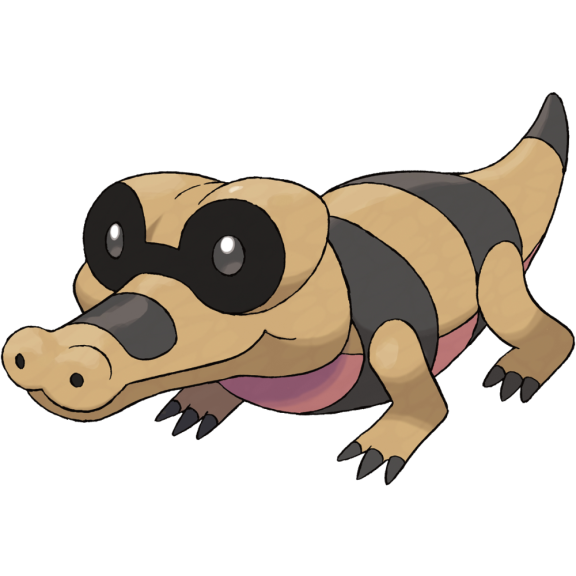 Disegno di Pokemon Sandile da colorare