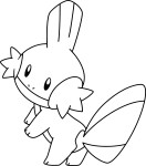 Mudkip Pokemon coloring page