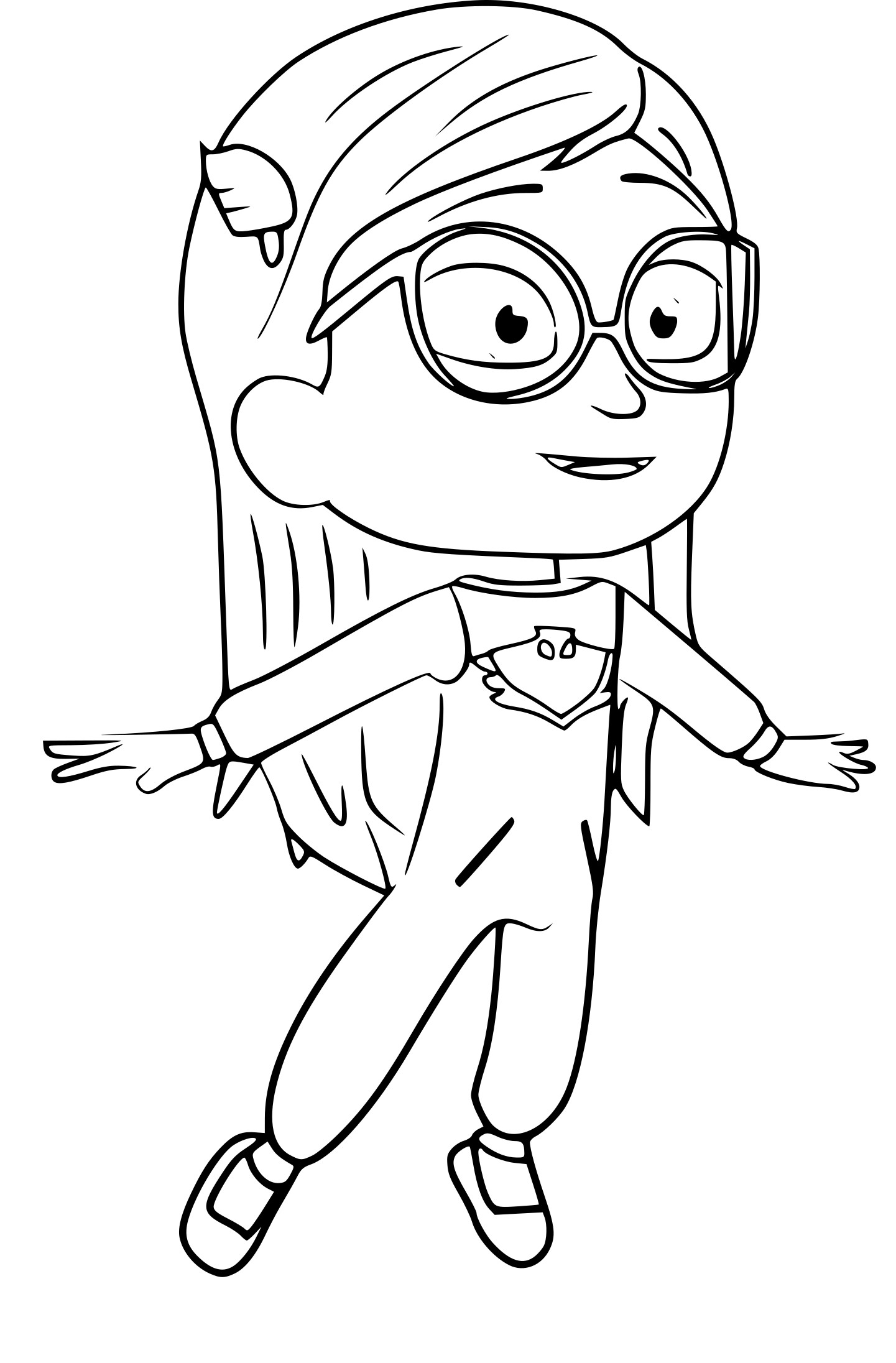 Amaya Pajamasques coloring page