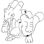 Exploud Pokemon coloring page