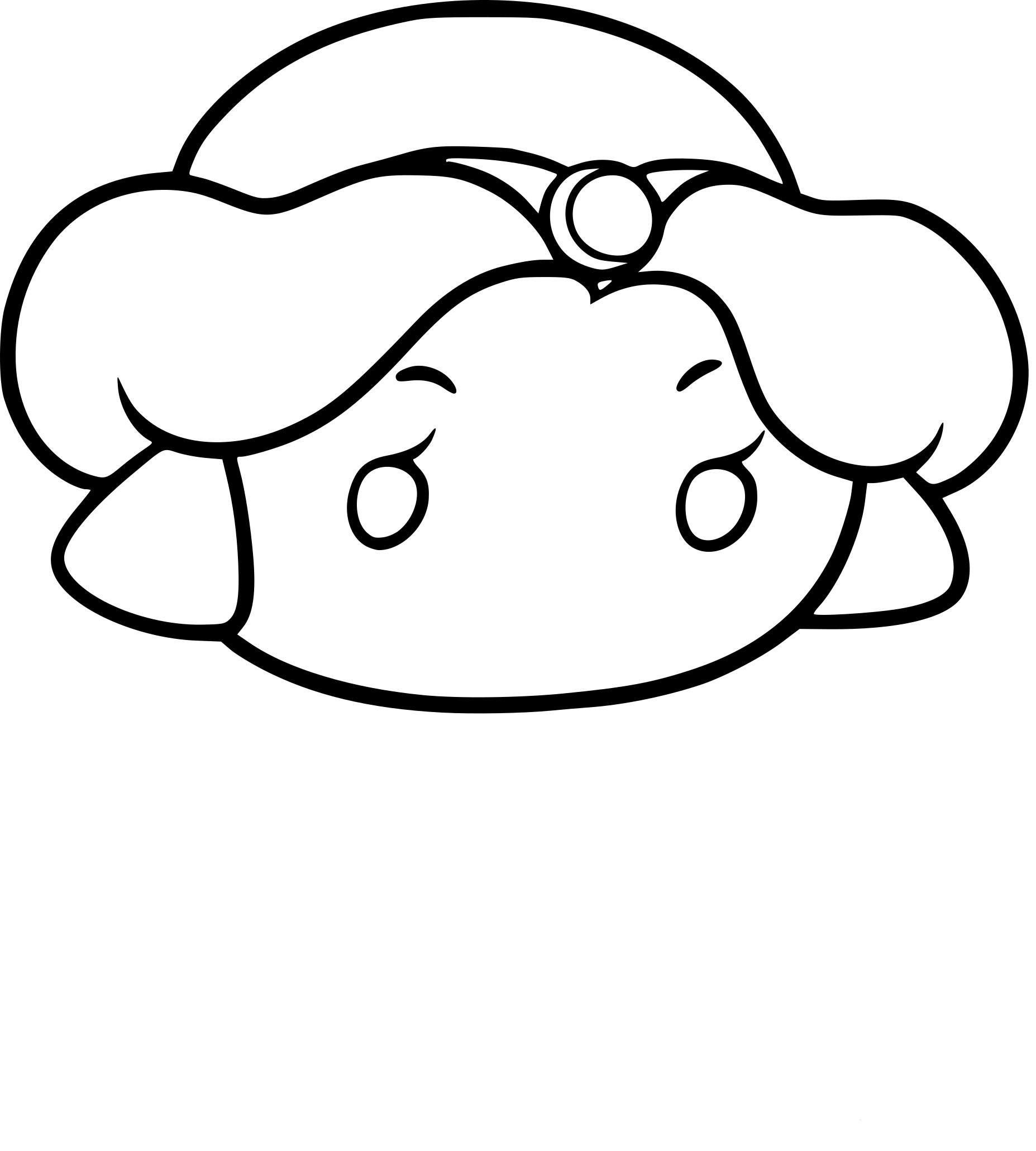 Disegno di Tsum Tsum Jasmine da colorare