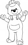 Monarch The Big Bear Of Tallac drawing and coloring page