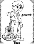 Coco Miguel coloring page