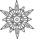 Christmas Star coloring page