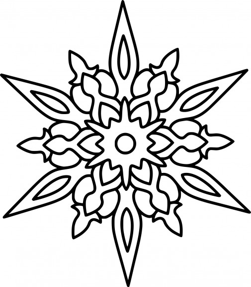 Christmas Star coloring page