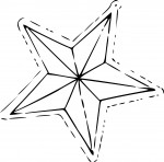 Christmas Tree Star coloring page