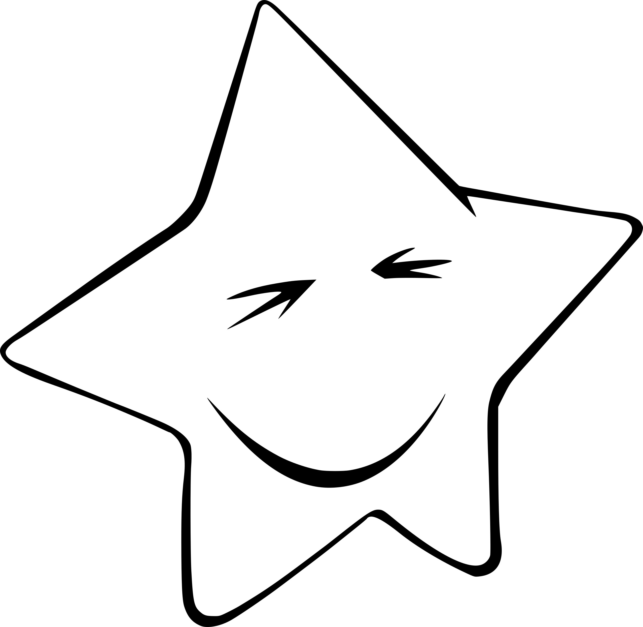 Funny Star coloring page