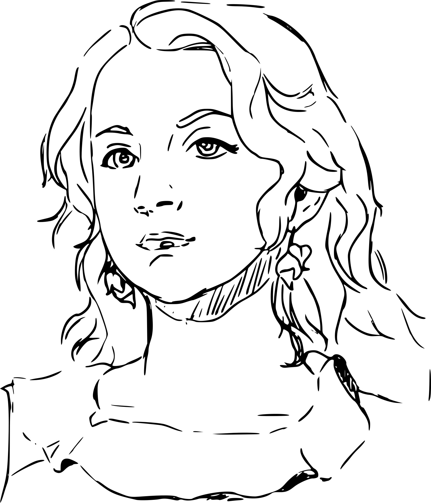 Coloriage Luna Lovegood à imprimer