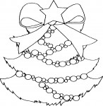 Small Christmas Tree coloring page