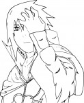 Sasuke coloring page
