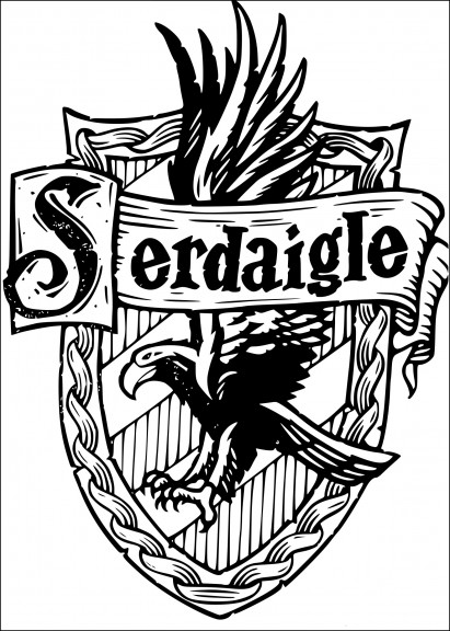 Slytherin coloring page 2