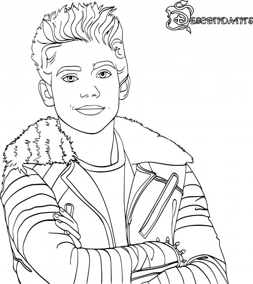 Coloriage Carlos Descendants