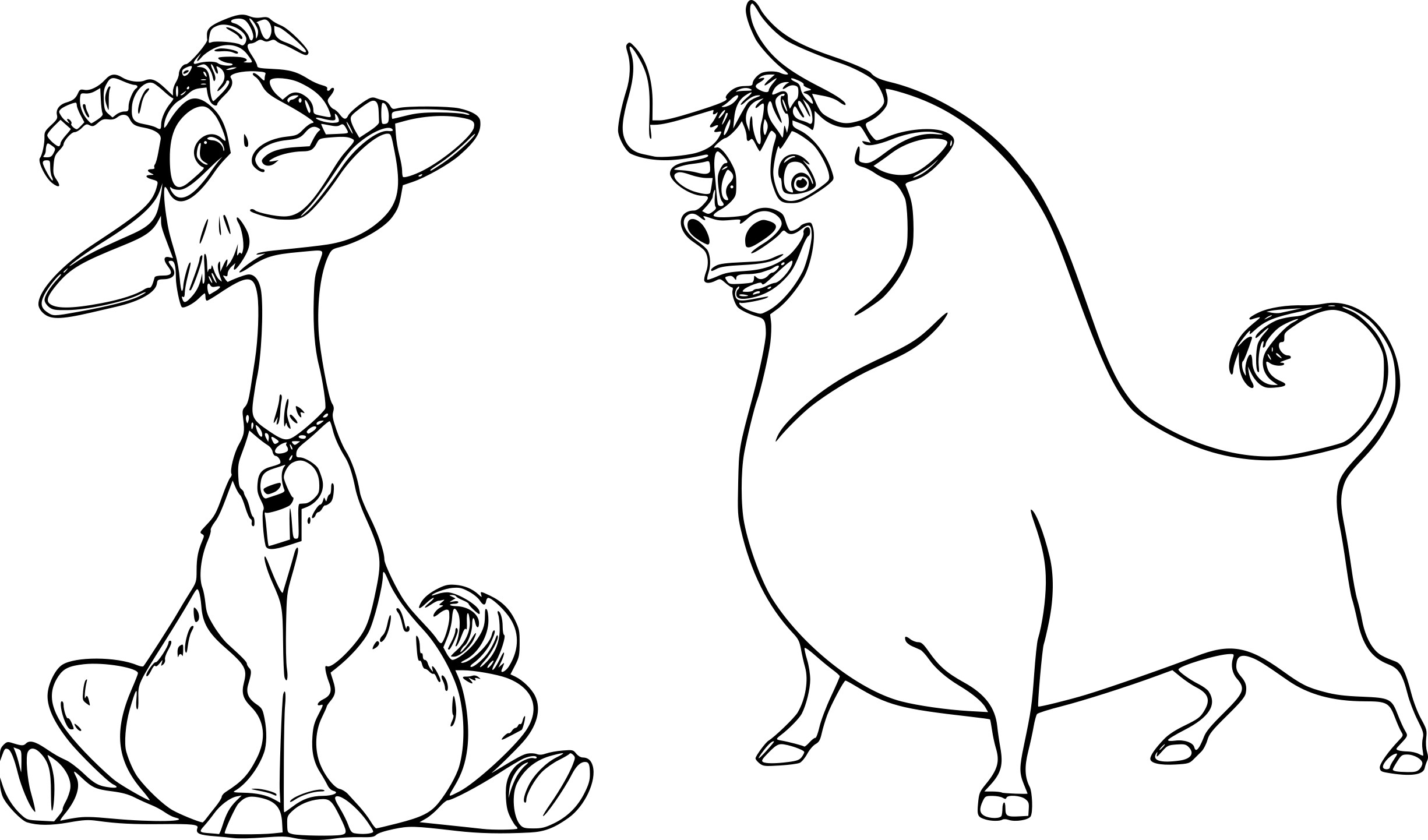 Ferdinand 2017 coloring page