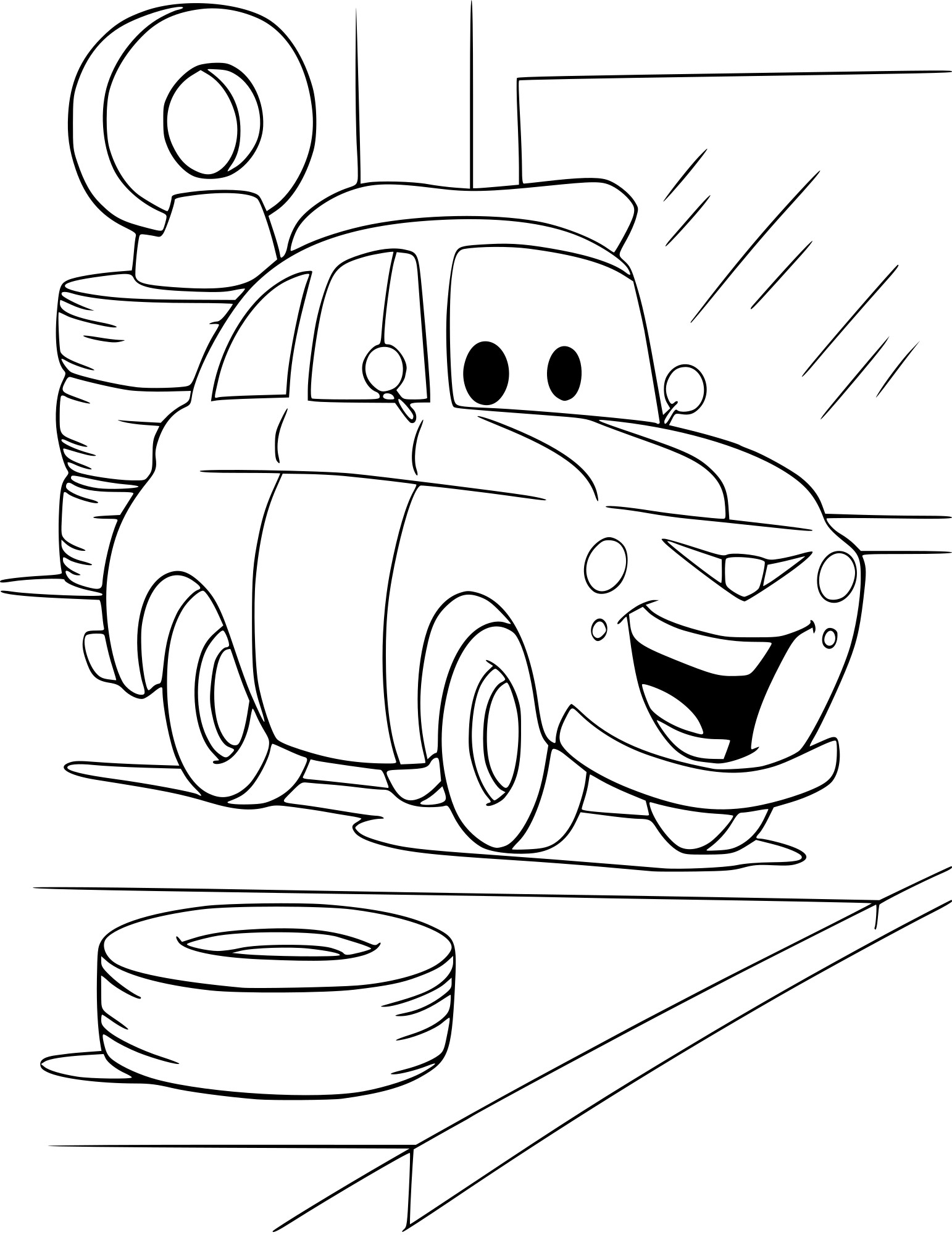 Disegno di Luigi Auto da colorare