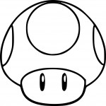 Coloriage Mario champignon