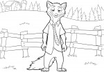 Disegno di Zootopie Nick Wilde da colorare