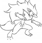 Disegno di Pokemon Zoroark da colorare