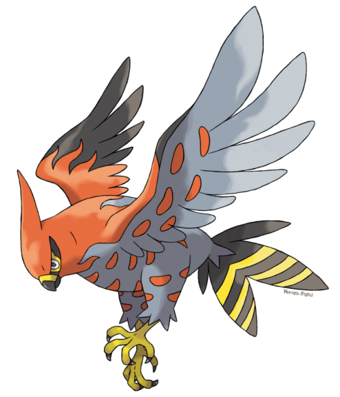 Disegno di Pokemon Talonflame da colorare