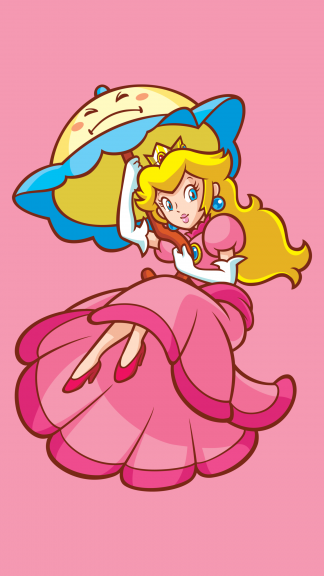 Princess Peach drawing and