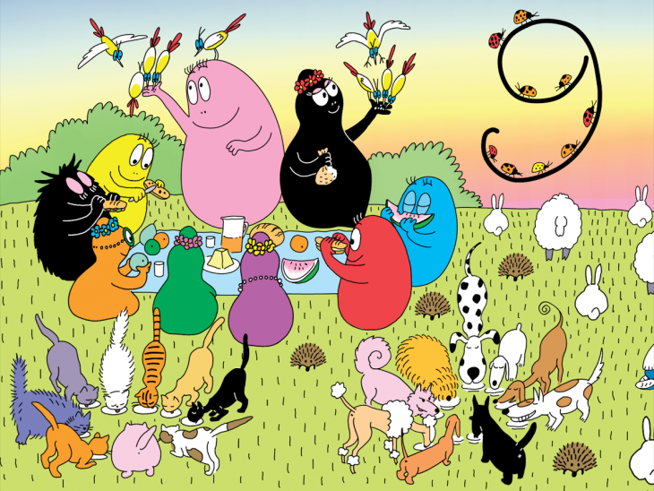 Pagina Di Barbapapà Da Colorare