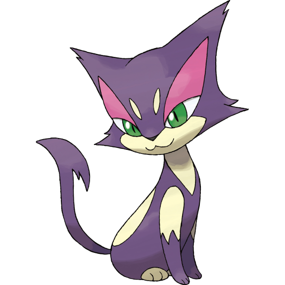 Disegno di Pokemon Purrloin da colorare