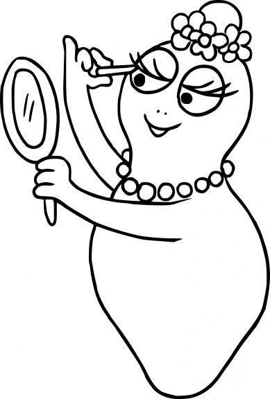 Barbabelle coloring page