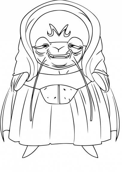 Bibidi Dbz coloring page