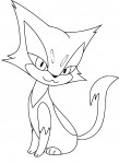 Purrloin Pokemon coloring page