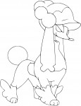 Pokemon Furfrou coloring page