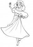 Esmeralda coloring page