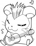 Disegno di Hamtaro da colorare