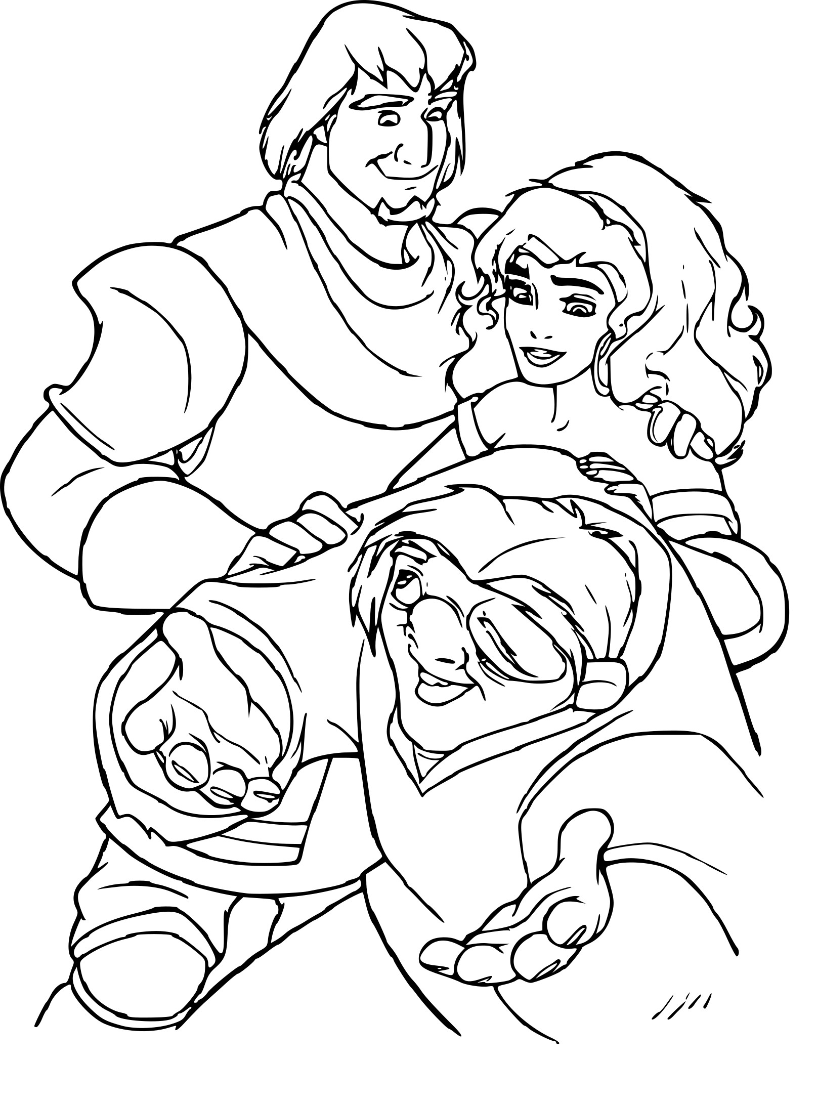 The Hunchback Of Notre Dame coloring page