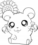 Hamtaro Small Hamster coloring page