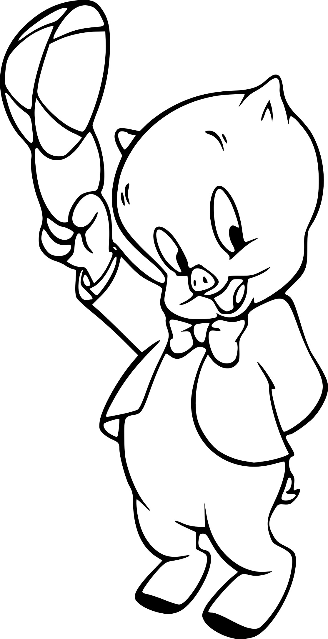 Porky coloring page