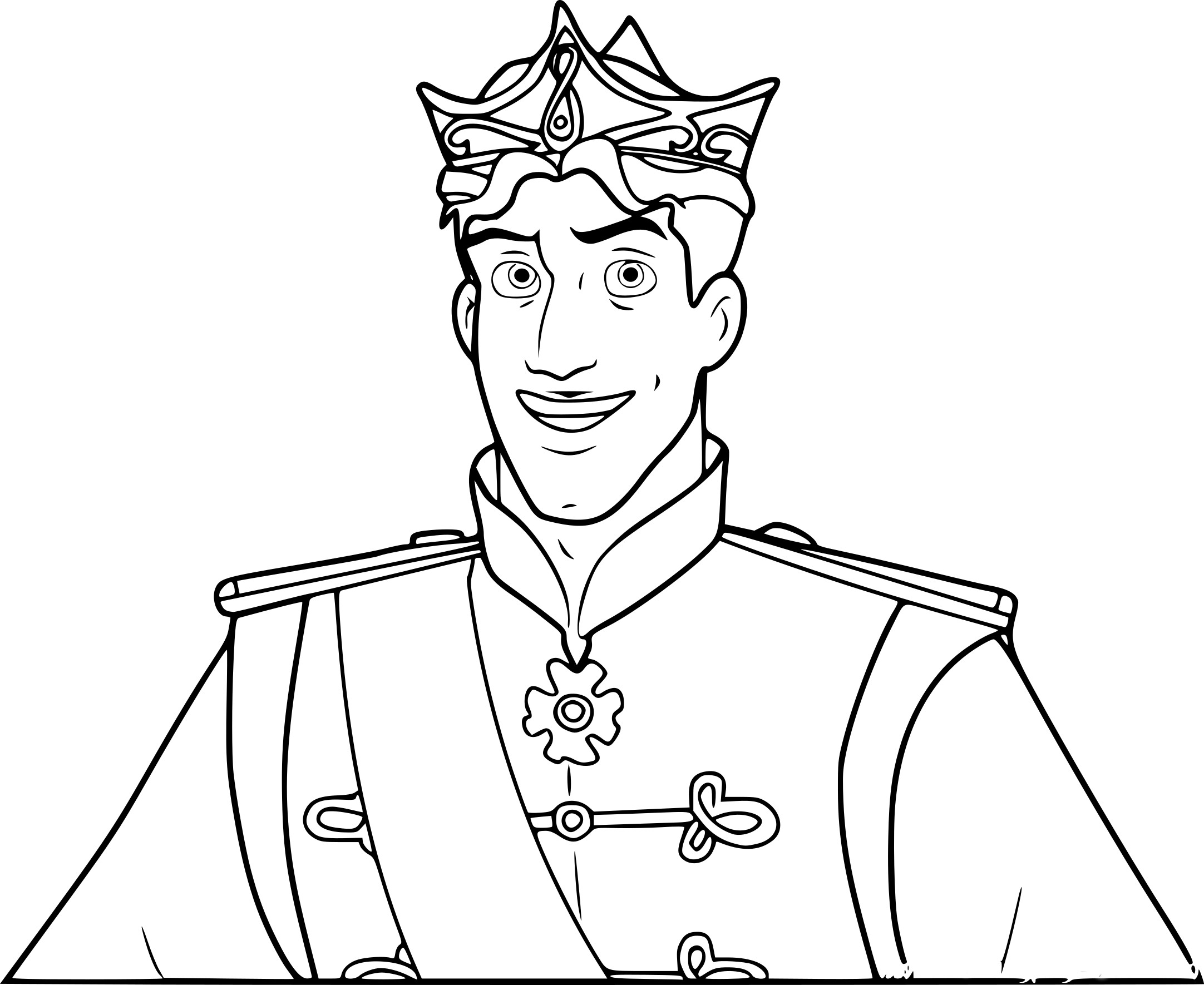 Coloriage Prince Naveen
