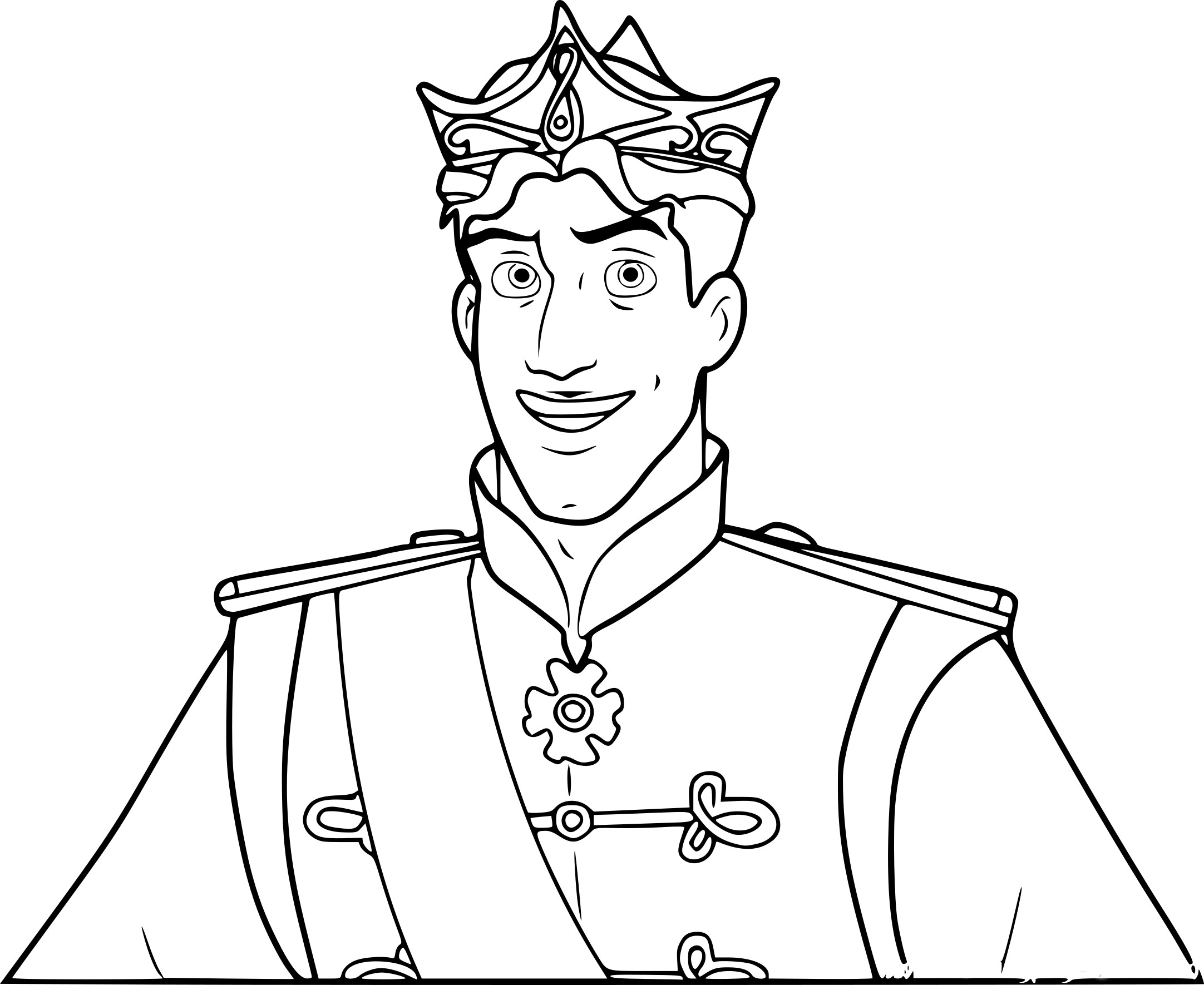 Prince Naveen coloring page