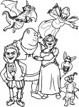 Shrek coloring page